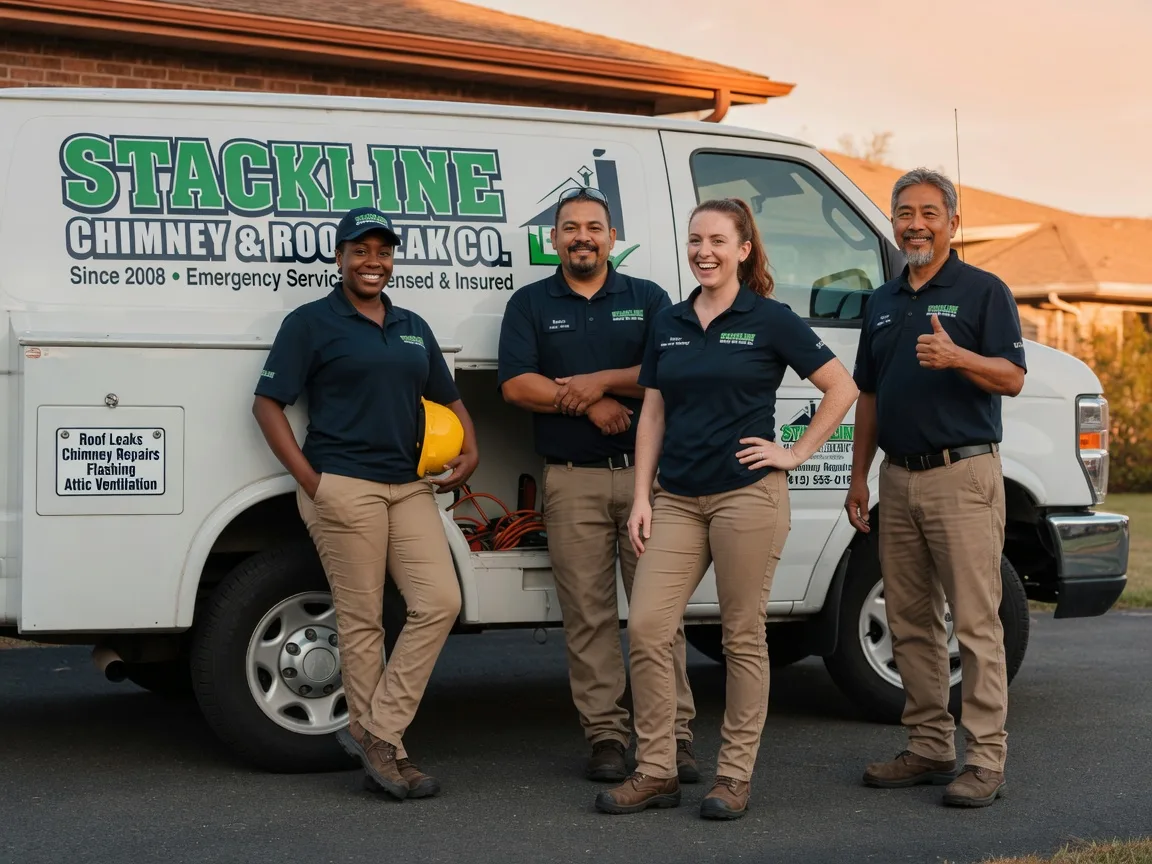 Chimney flashing repair company in Lake Waccamaw, NC